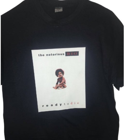 Notorious B.I.G. Ready To Die Album Cover Tee - Picture 1 of 1
